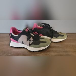 New balance 327 men olive/pink ms327wr1